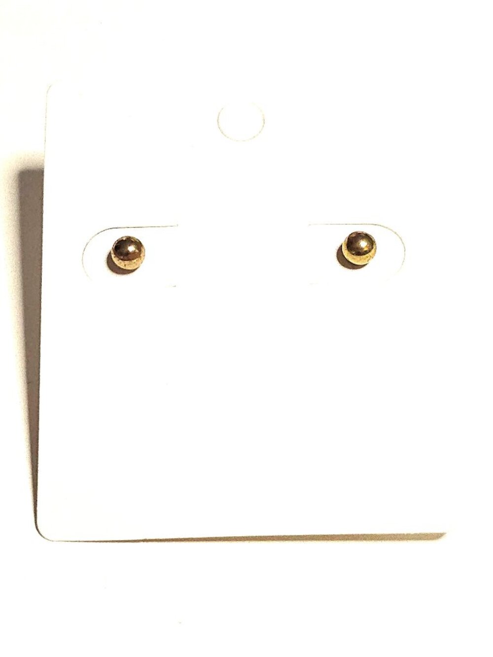Gold-plated 925 silver stud earrings - Please read carefully